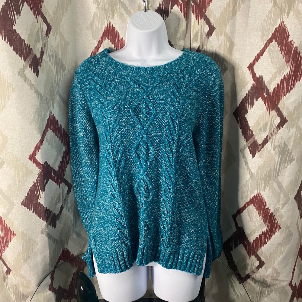 St John’s Bay Blue Knit Sweater